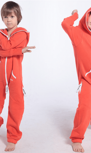 Детский комбинезон Onesie Original оранжевый KOC13 4