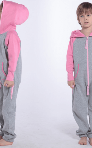 Детский комбинезон Smith серый+розовый K1703 2