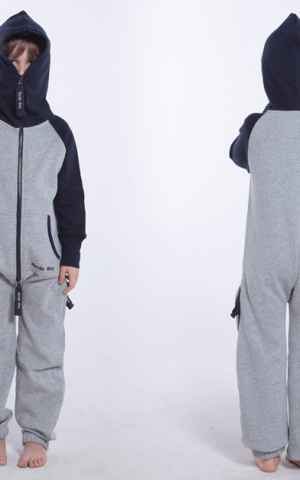 Детский комбинезон Smith серый+темно-синий K1702 1