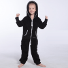 Плюшевый комбинезон черный K124 1